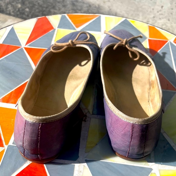 Mexx Women’s Ballet Flats, Leather, Rubber Soles, Purple, Size Euro 38, US 7.5 - Picture 3 of 5